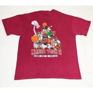 Vintage 1994 Top Dawg T-Shirt Red Burgundy XL Dream Team II Single Stitch 90s